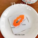  Kẹp Tóc Hàn Quốc Sắc Màu Gợn Sóng 