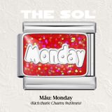  Charm Titan Italian Bracelet - Day In Week 