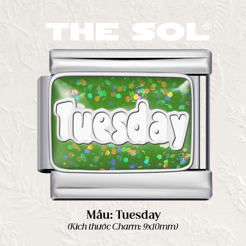  Charm Titan Italian Bracelet - Day In Week 