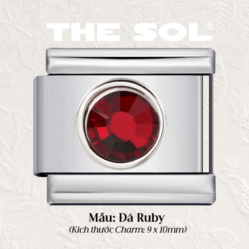  Charm Titan Italian Bracelet - Gems Charm 