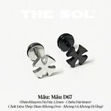  Khuyên Tai Titan Unisex Chrome Heart - Mẫu D67 