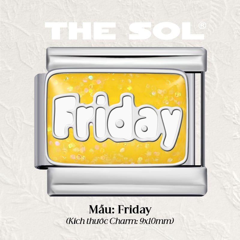  Charm Titan Italian Bracelet - Day In Week 