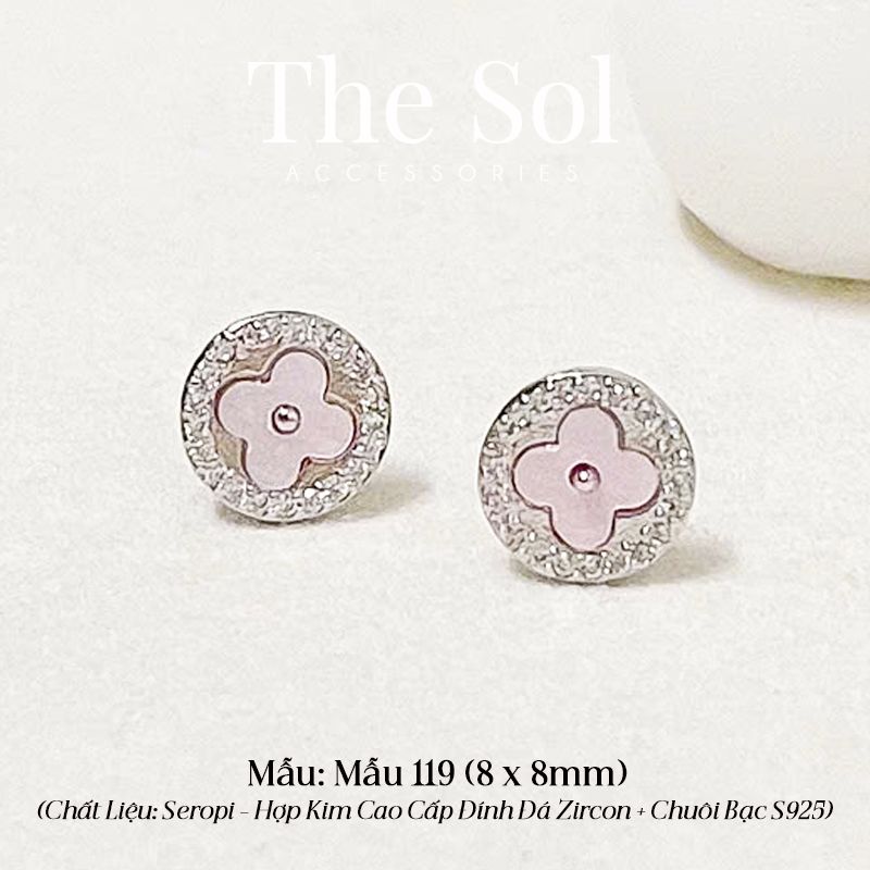  Bông Tai Seropi Pinky Lou - Mẫu 119 