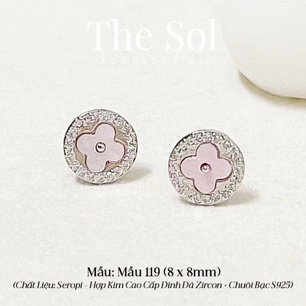  Bông Tai Seropi Pinky Lou - Mẫu 119 