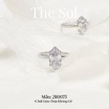  Nhẫn Titan Diamond Marquise 