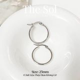  Bông Tai Titan Basic Hoops 