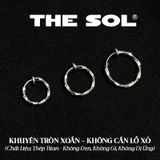  Khuyên Tai Titan Unisex Curve Hoops - Dạng Kẹp 