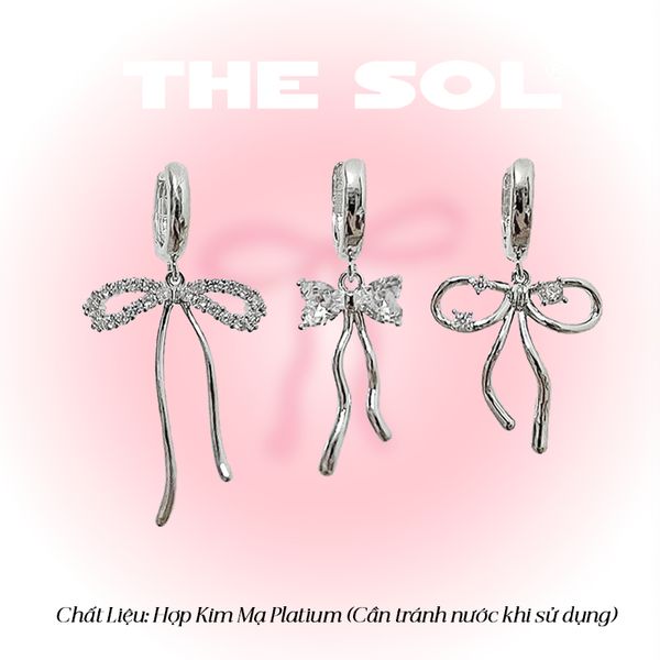  Khuyên Tai Hợp Kim The Bow - Mẫu 198 