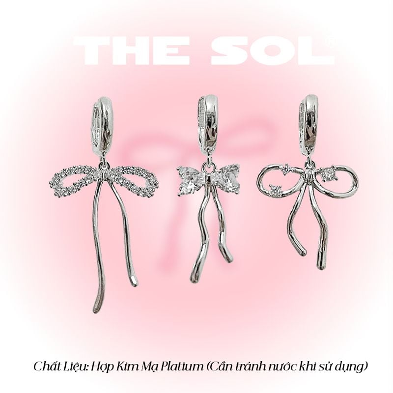  Khuyên Tai Hợp Kim The Bow - Mẫu 198 