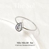  Nhẫn Titan Diamond Drop - Mẫu 118 