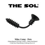  Khuyên Tai Titan Unisex The Curved Screw 