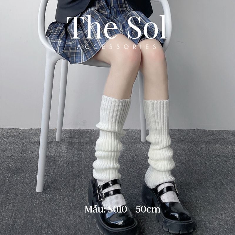  Tất Hàn Quốc Nhún Ống Chân 