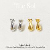  Bông Tai Titan Metal Drop 