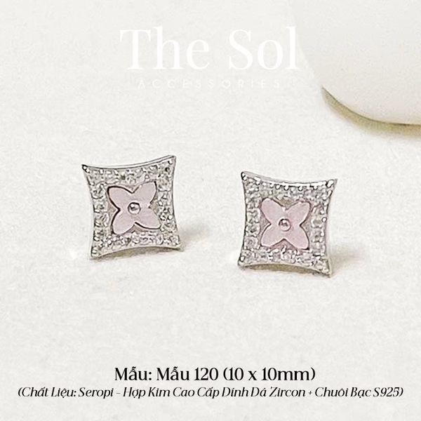  Bông Tai Seropi Pinky Lou - Mẫu 120 