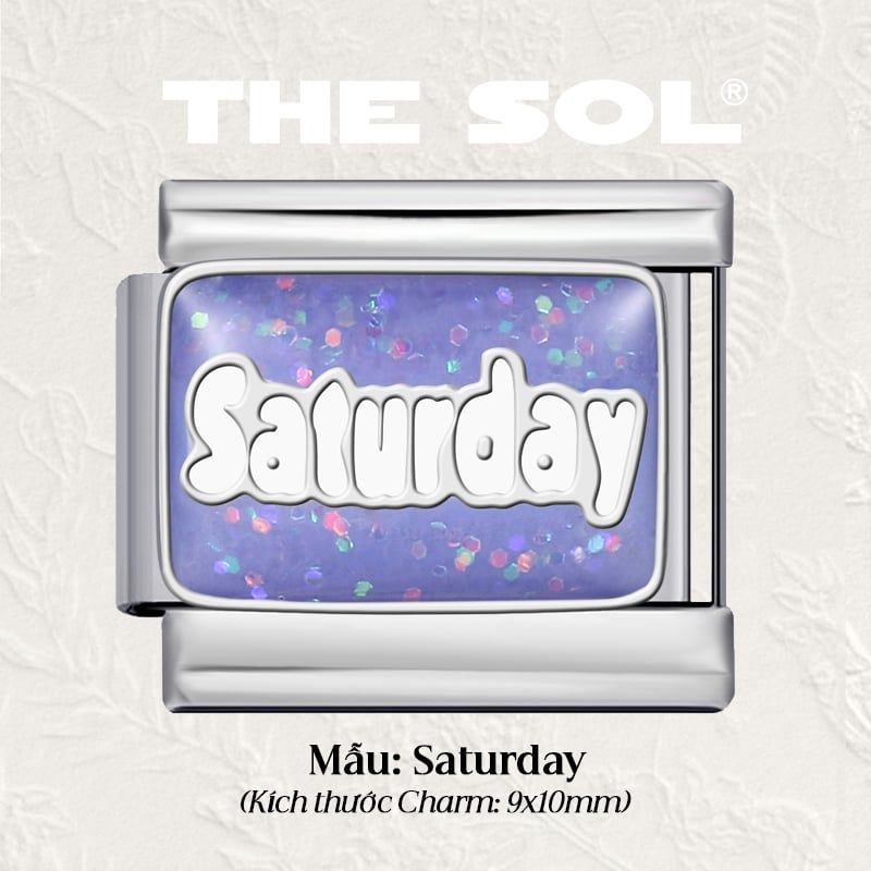  Charm Titan Italian Bracelet - Day In Week 