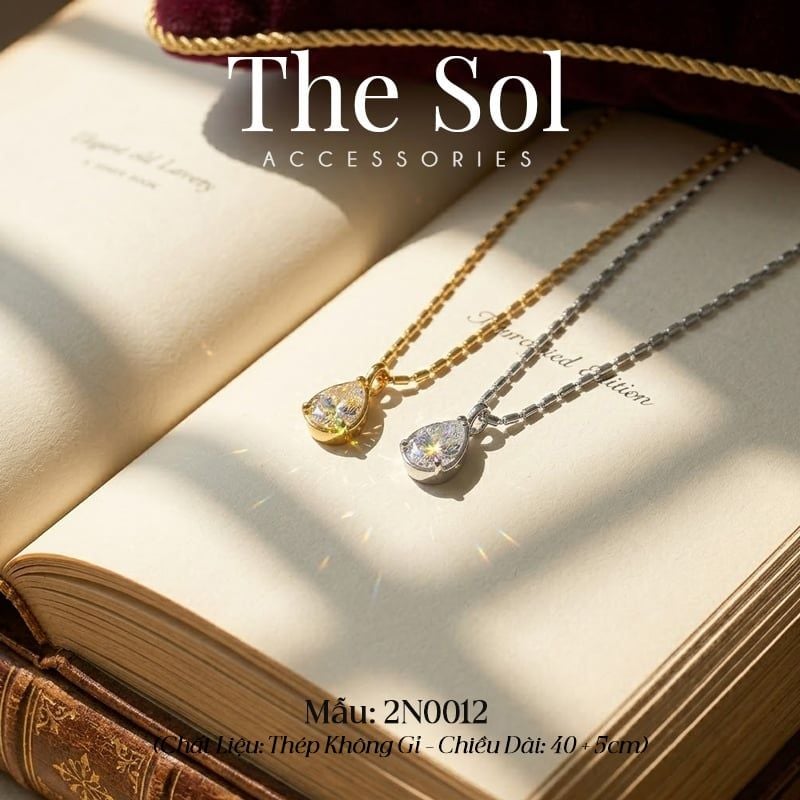  Dây Chuyền Titan Drop Diamond 