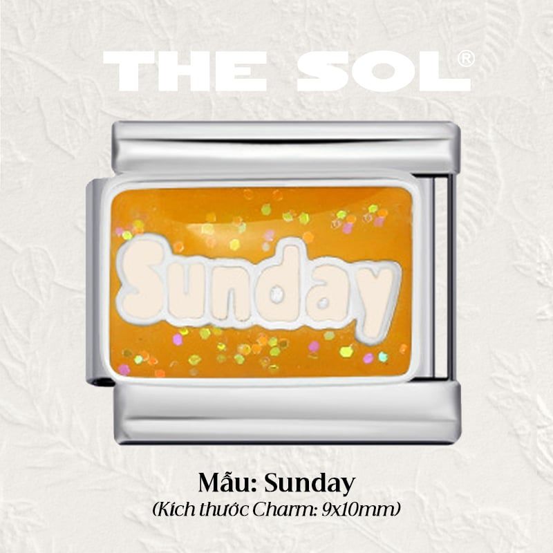  Charm Titan Italian Bracelet - Day In Week 