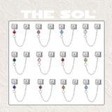  Charm Titan Italian Bracelet - Charm Đôi Birthstone 