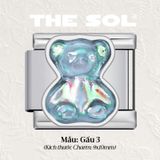  Charm Titan Italian Bracelet - Hologram Bear 