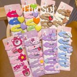  Set Kẹp Tóc Thỏ Tím Size Lớn 7cm 