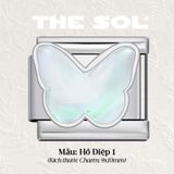  Charm Titan Italian Bracelet - Hologram Butterfly 