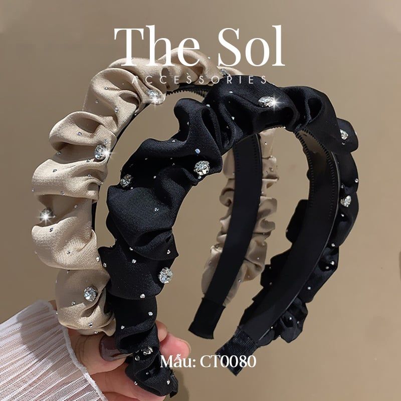  Cài Tóc Hàn Quốc Dia Black Jei 