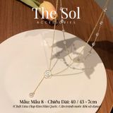  Dây Chuyền Hàn Quốc Layer Rose - Mẫu 8 