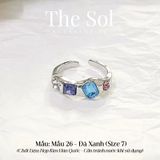  Nhẫn Hàn Quốc Colour Gems - Mẫu 26 