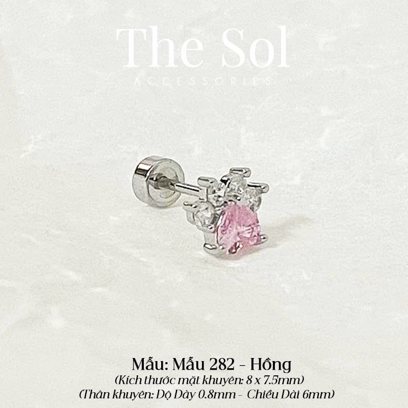 Khuyên Tai Thép Xi Mạ Cat's Feet - Mẫu 282 