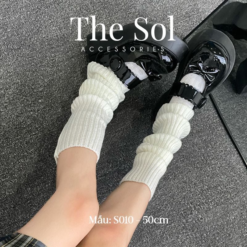  Tất Hàn Quốc Nhún Ống Chân 