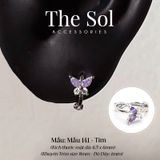  Khuyên Tai Hợp Kim Dia Butterfly - Mẫu 141 