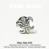  Khuyên Tai Titan Unisex Chrome Heart - Mẫu D30 