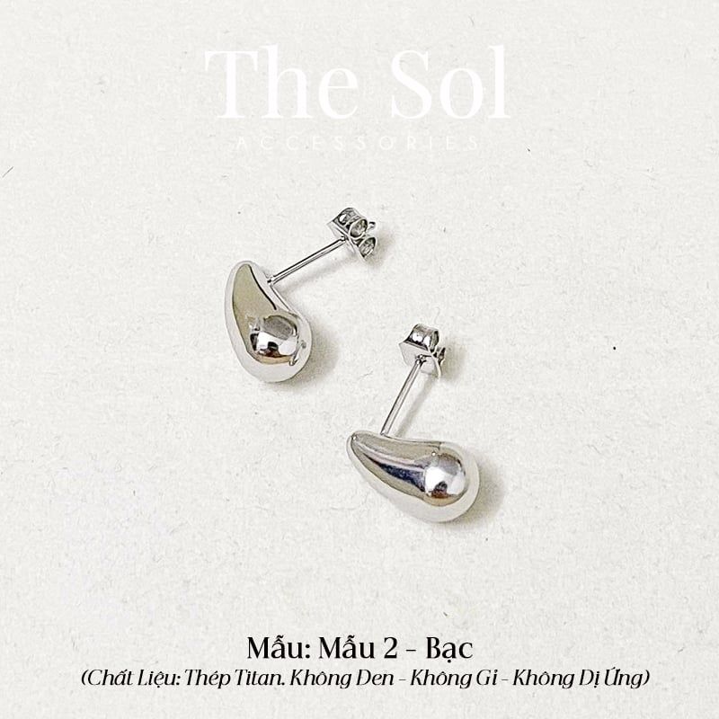  Bông Tai Titan Metal Drop 