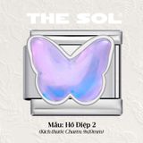  Charm Titan Italian Bracelet - Hologram Butterfly 