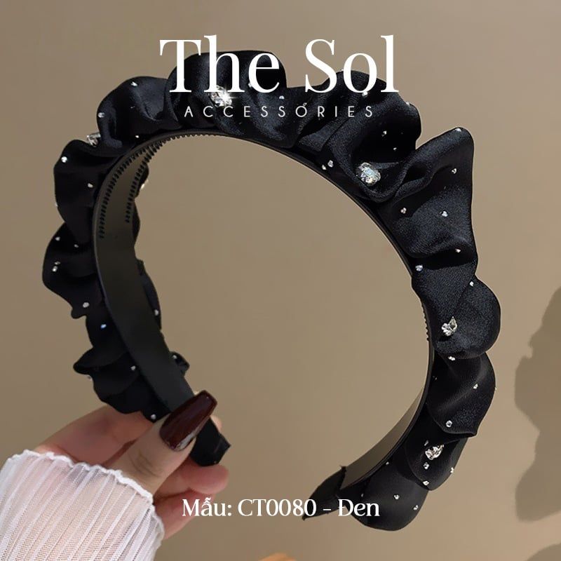  Cài Tóc Hàn Quốc Dia Black Jei 