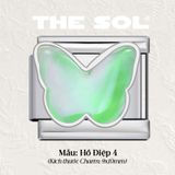  Charm Titan Italian Bracelet - Hologram Butterfly 