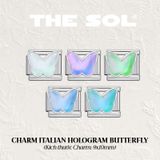  Charm Titan Italian Bracelet - Hologram Butterfly 