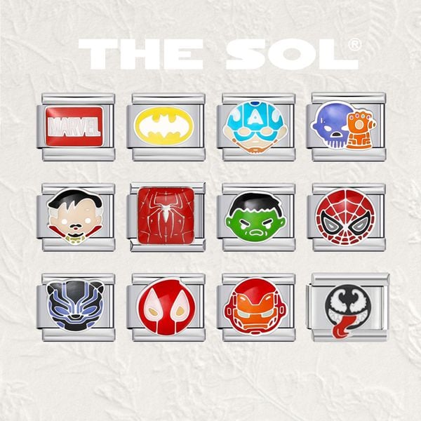  Charm Titan Italian Bracelet - Marvel Hero 