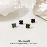  Bông Tai Titan Black Lou 0.9cm - Mẫu 175 