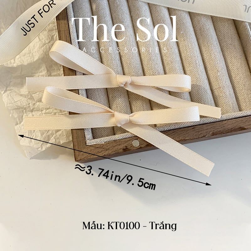  Set 2 Kẹp Tóc Hàn Quốc The Bow 