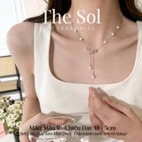  Dây Chuyền Hàn Quốc Pearl In Bow - Mẫu 9 