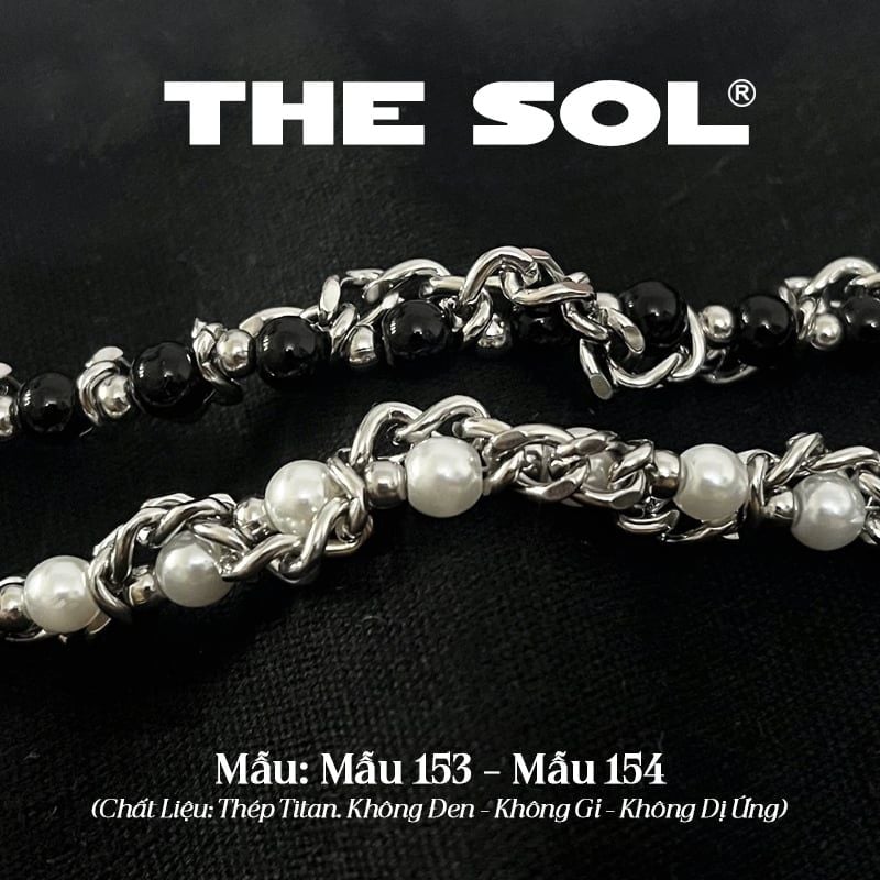  Dây Chuyền Titan Unisex Pearl Chain - Mẫu 153 