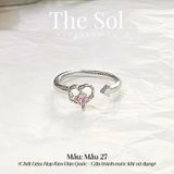  Nhẫn Hàn Quốc Pinky Heart - Mẫu 27 