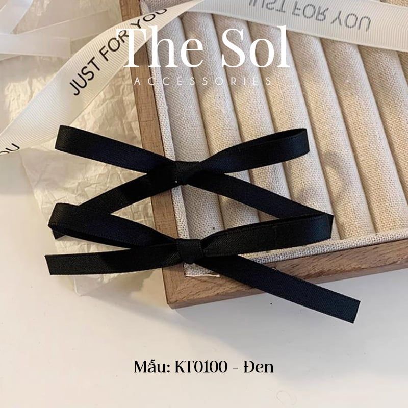 Set 2 Kẹp Tóc Hàn Quốc The Bow 