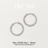  Bông Tai Titan Tròn Hoops Dia Pattern - Mẫu 10 