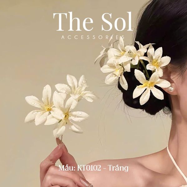  Trâm Cài Hoa Hàn Quốc 