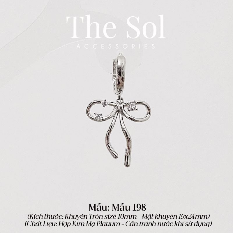  Khuyên Tai Hợp Kim The Bow - Mẫu 198 