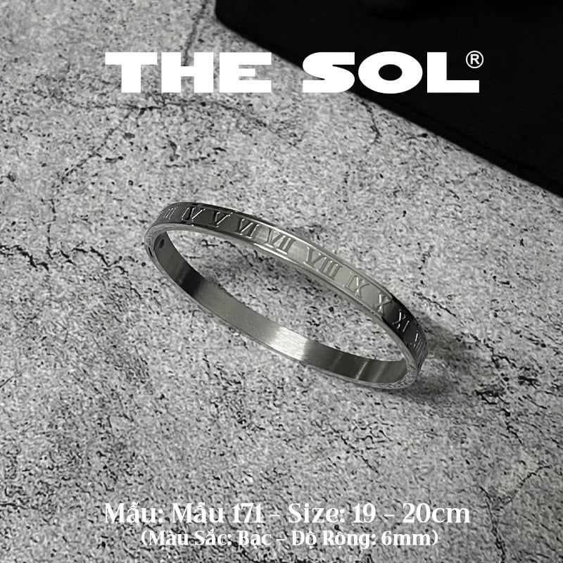  Vòng Tay Titan Unisex The Roman - 6mm - Mẫu 171 