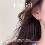  Bông Tai Hàn Quốc Pink Pearl - Mẫu 50 