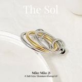 Nhẫn Titan Triple Rings 2 - Mẫu 21 